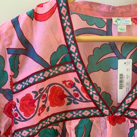 J. Crew V-neck tunic dress in floral block print - Picture 6 of 13